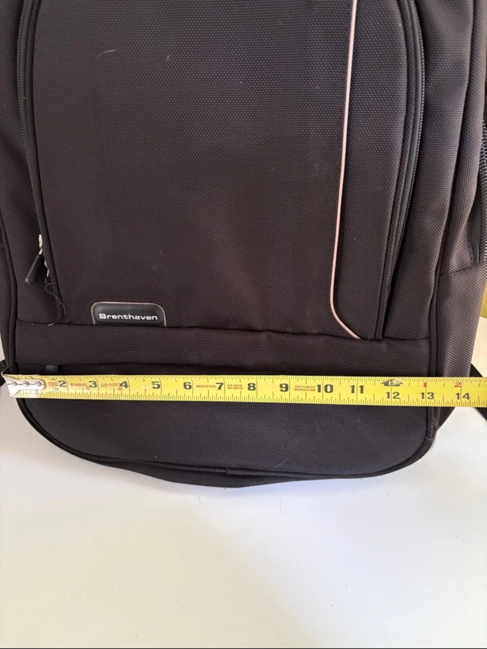 Brenthaven Black Nylon Clamshell X-ray Friendly Laptop Travel Bag